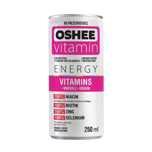 Напиток энергетический Oshee Vitamins And Minerals со вкусом апельсина 250 мл