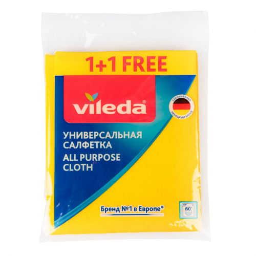 Салфетка универсальная 1+1 шт Vileda