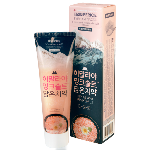 Зубная паста Perioe Himalaya Pink Salt Floral Mint с розовой гималайской солью 100 г