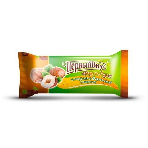 Сырок Первый вкус творожный глазированный с фундуком 18% 40 г