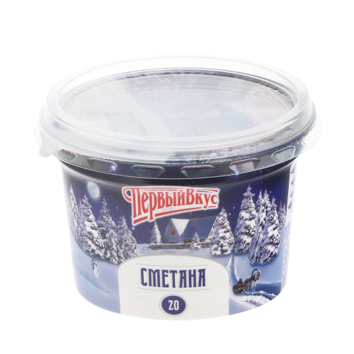 Сметана Первый Вкус 20% 200 г