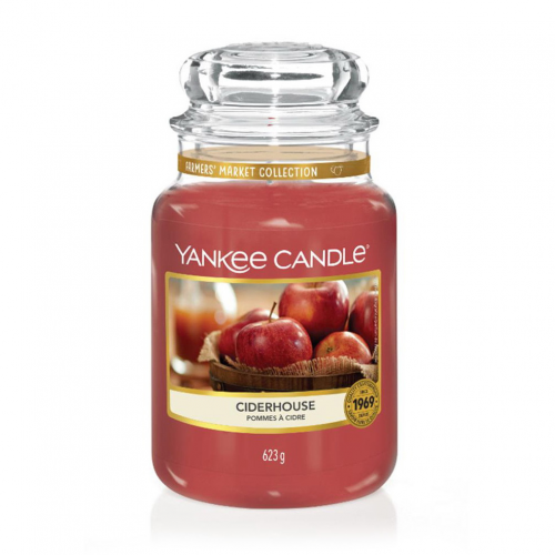 Аромасвеча в большой банке Yankee Candle Яблочный сидр 623 г