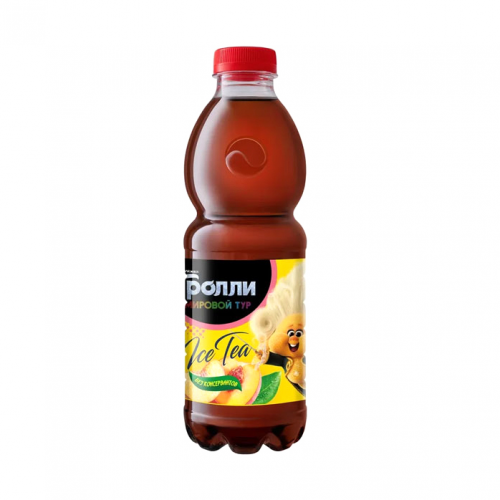 Черный чай Tassay тролли с персиком 0,5 л