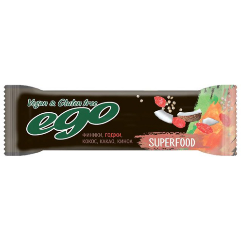Батончик Ego Superfood фруктово-ореховый Годжи 45 г