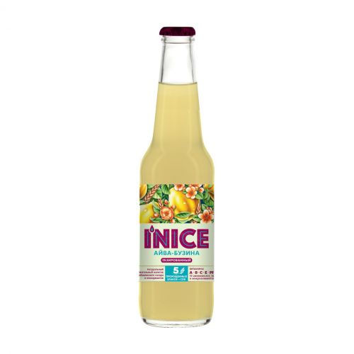 Напиток газированный I`NICE Айва-бузина 0,33 л