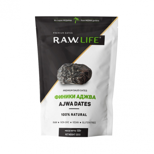 Финики R.A.W. LIFE Аджва 125 г