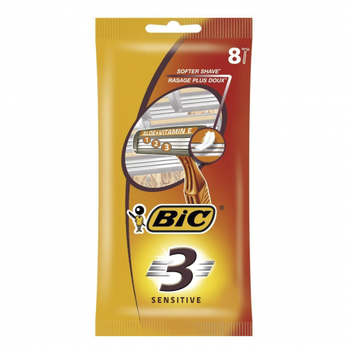 Бритвенный станок Bic 3 Sensitive 8 шт