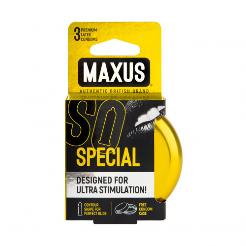 Презервативы Maxus Special точечно-ребристые 3 шт