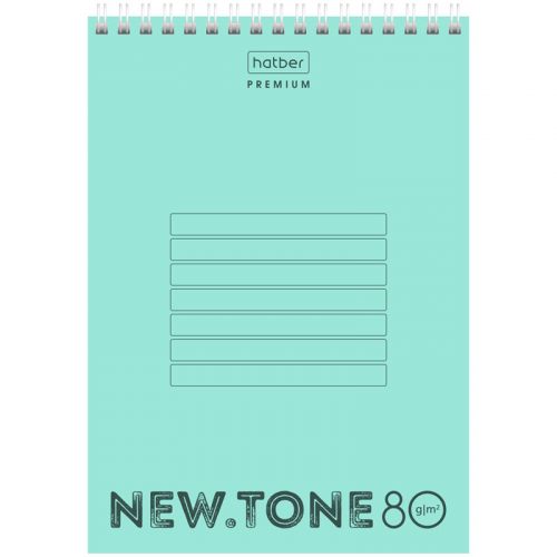 Блокнот Hatber NEWtone PASTEL 80 л А5 клетка