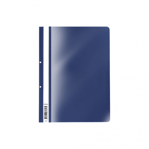 Папка-скоросшиватель с перфорацией пластиковая Erich Krause Fizzy Classic, A4, синий