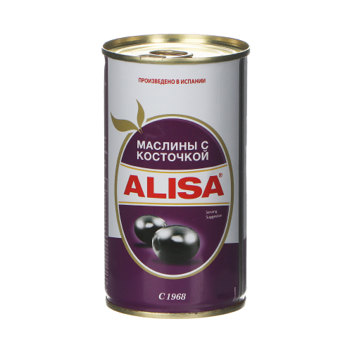 Маслины Alisa с косточкой 350 г