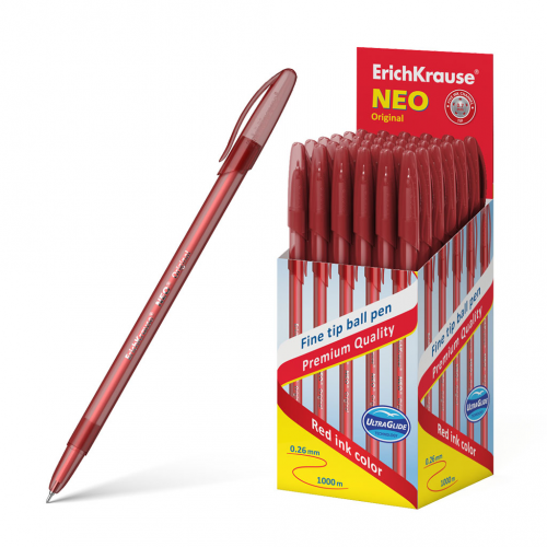 Ручка шариковая Erich Krause Neo Original красный