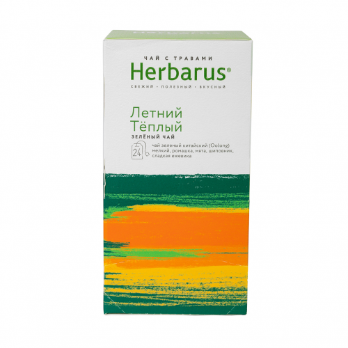 Чай травяной Herbarus Летний теплый 24 пакетиков