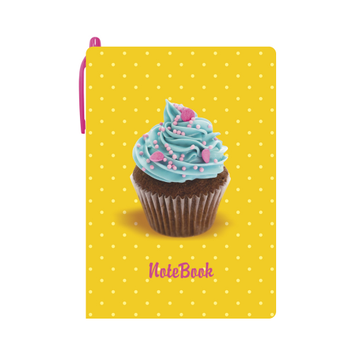 Блокнот с ручкой Lamark Sweet Caramel 105х150 мм