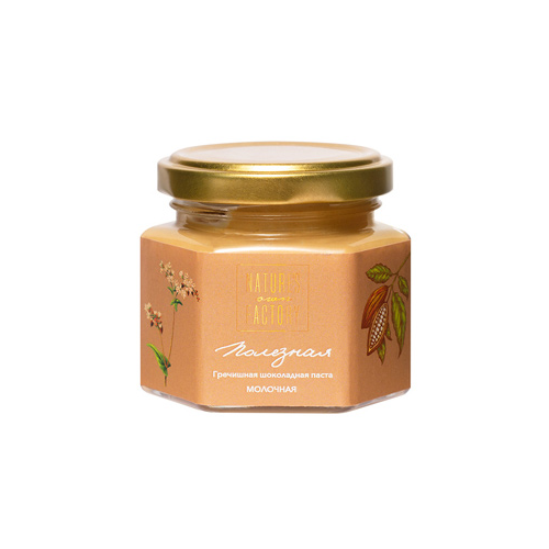 Гречишная шоколадная паста Nature's own Factory Natfact молочная 120 г