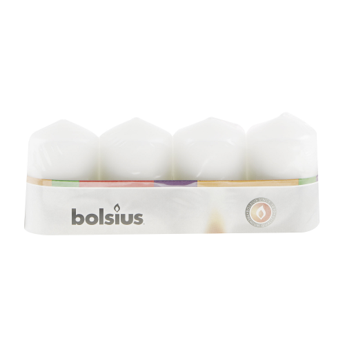 Свеча Bolsius 40/60 цвет белый