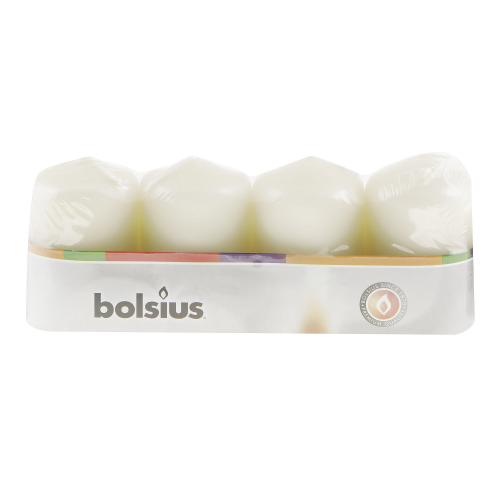 Свеча Bolsius 40/60 цвет кремовый