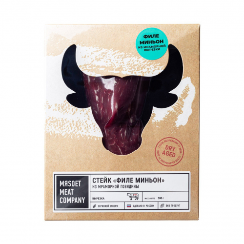 Стейк Мяsoet Meat Company Dry Aged Филе Миньон 300 г