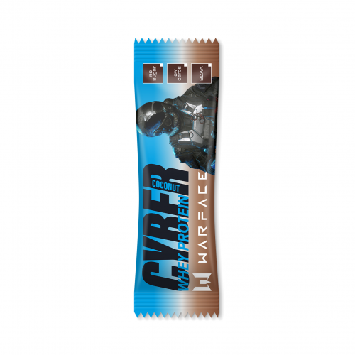Батончик протеиновый Cyber Bite Whey Кокос 30 г