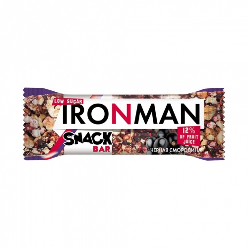 Спортивный батончик Ironman Snack Bar Черная смородина 40 г