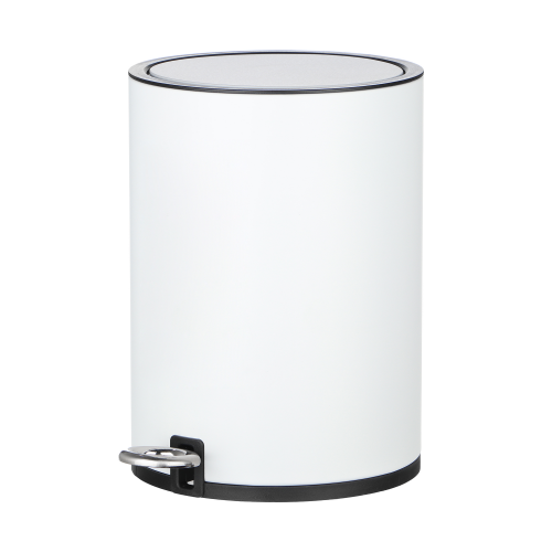 Ведро мусорное Wenko sanitary monza easy белое 3л