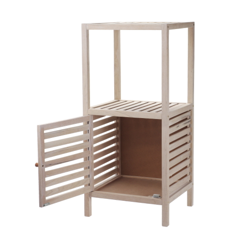 Стеллаж с дверью Wenko sanitary norway белый 35х40х86