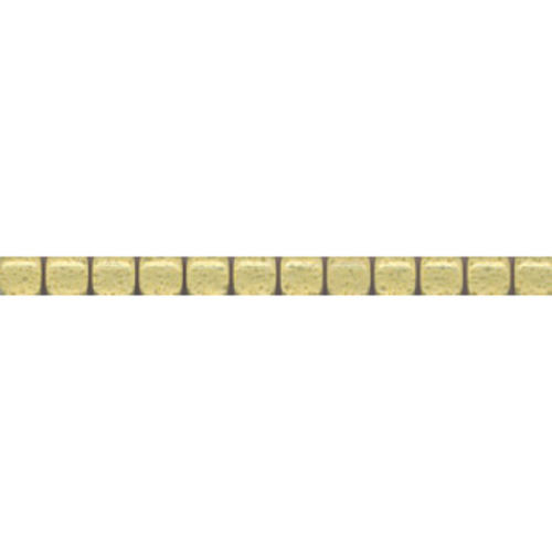 Бордюр Kerama Marazzi Карандаш Бисер желтый 20x1,4 см POF005