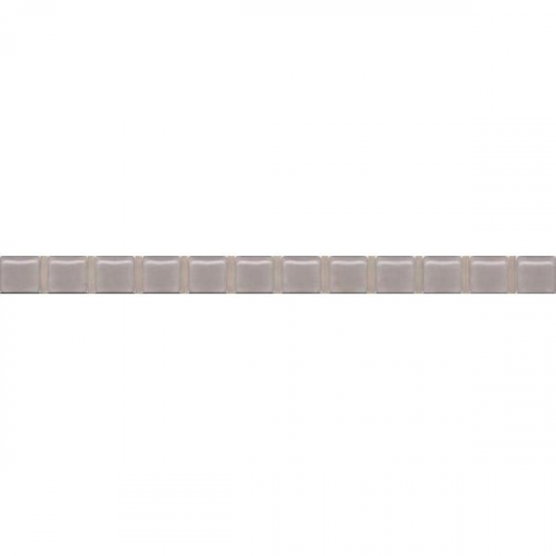 Бордюр Kerama Marazzi Карандаш Бисер серый матовый 20x1,4 см POF014
