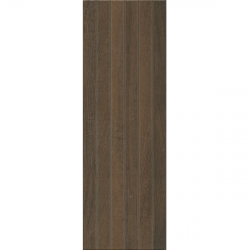 Плитка Kerama Marazzi Семпионе коричневый темный структура обрезной 30x89,5x1,1 см 13096R