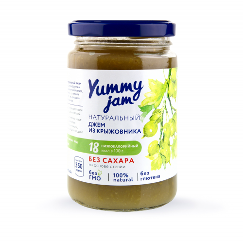 Джем Yummy из крыжовника, без сахара 350 г