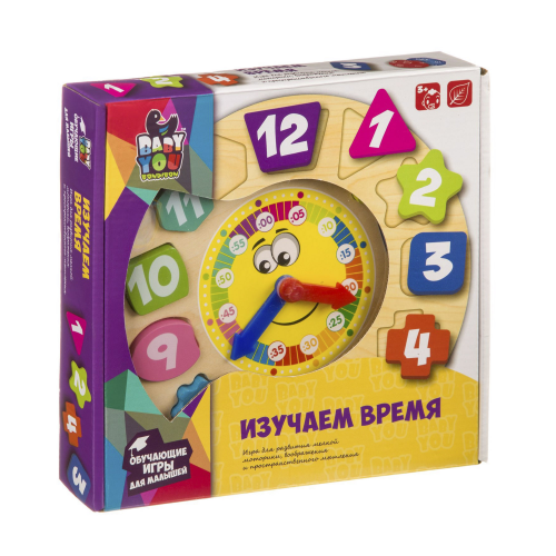 Развивающая игрушка-сортер Bondibon Baby You Изучаем время