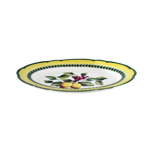 Блюдо овальное Thun 1794 Фрукты ivory 24 см