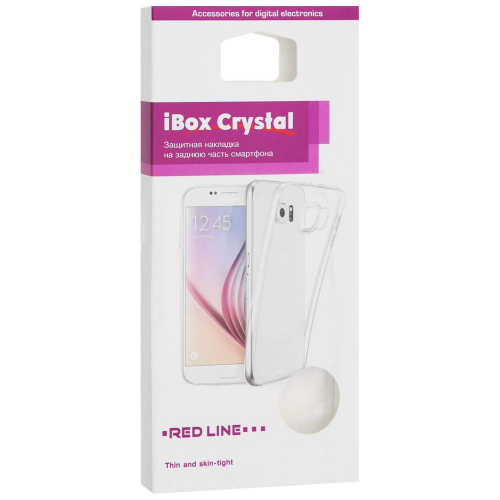 Чехол Red Line iBox Crystal для смартфона Samsung Galaxy A01 Core, прозрачный