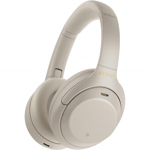 Наушники Sony WH-1000XM4 серебристый
