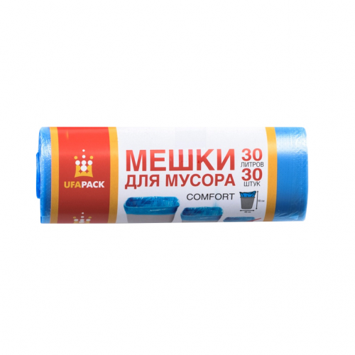 Мешки для мусора UFAPACK эконом 30 л 30 шт