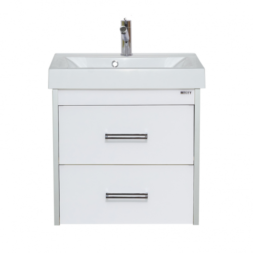 Тумба Мисти Джулия 60 qv 2 ящиками подвесная белый/white