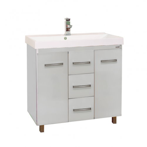 Тумба Мисти Джулия 90 qv прямая белый/white