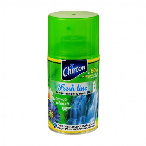 Сменный баллон для автоматического освежителя воздуха Chirton Fresh Line "Лесной водопад"