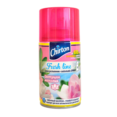 Сменный баллон для автоматического освежителя воздуха Chirton Fresh Line "Цветущая магнолия"