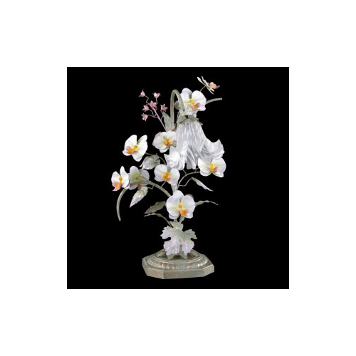 Лампа настольная Avanti Luce AV-1604/2T GR GD Y, 2xE14 40W
