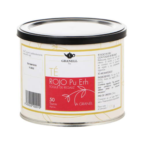 Чай черный Granell ROJO Pu Erh Licorized, 100 г