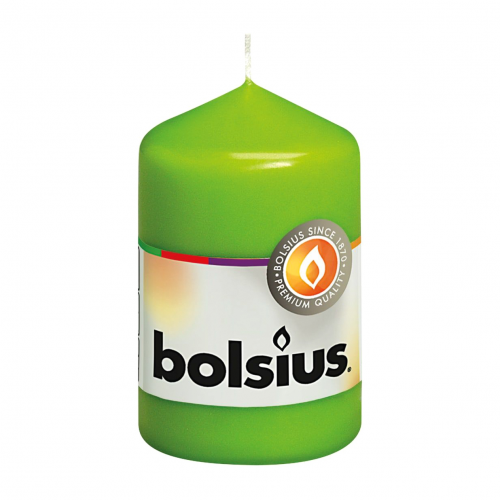 Свеча Bolsius Moccolo 8x5 лаймовая