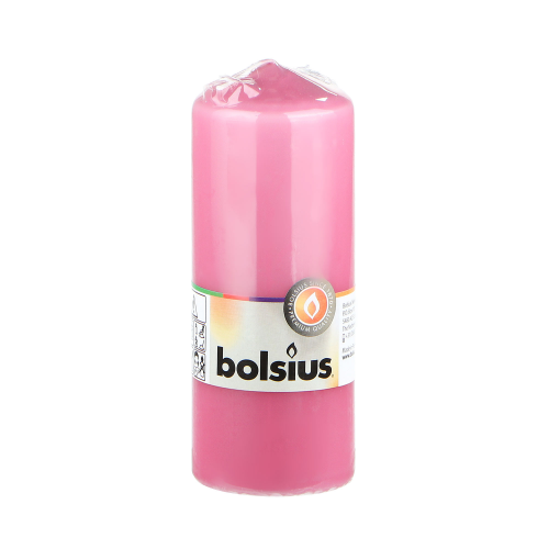 Свеча декоративная Bolsius 15х6 см фуксия