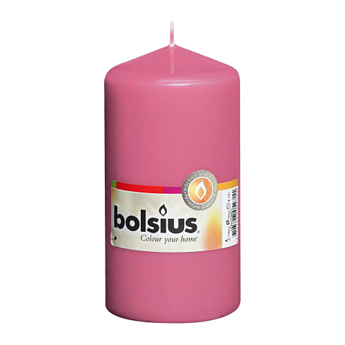 Свеча-столбик Bolsius 13x7 фуксия