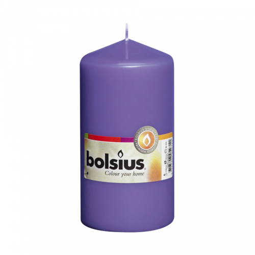 Свеча-столбик Bolsius 13x7 ультрафиолетовая