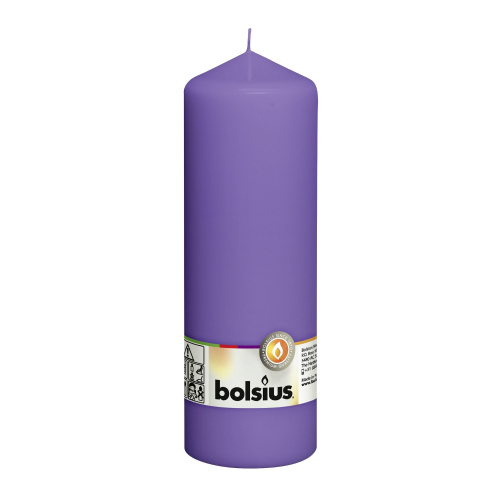Свеча-столбик Bolsius 20x7 ультрафиолетовая