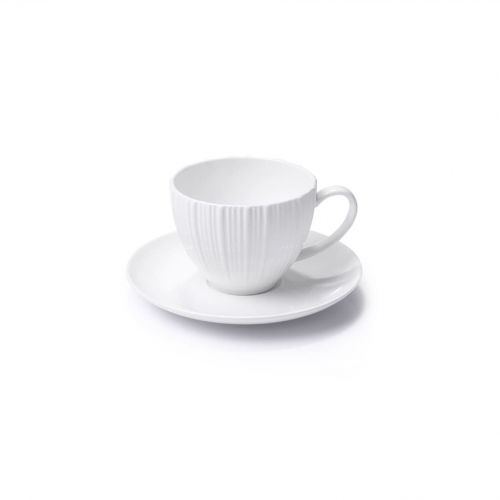 Кофейная пара Fissman Elegance white фарфор 100 мл