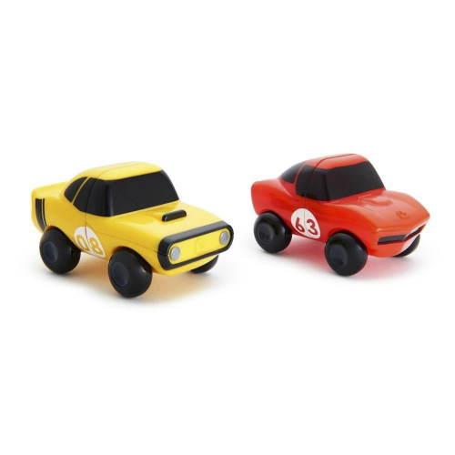 Игрушка для ванны Munchkin машинки Magnet Motors желтая- красная