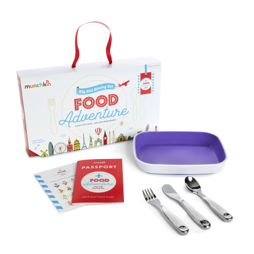 Набор обеденный детский Munchkin Food Adventure фиолетовый