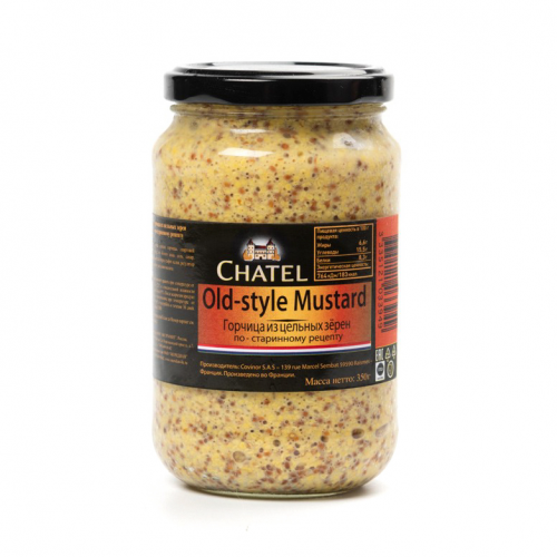Горчица Chatel зерновая 350 г